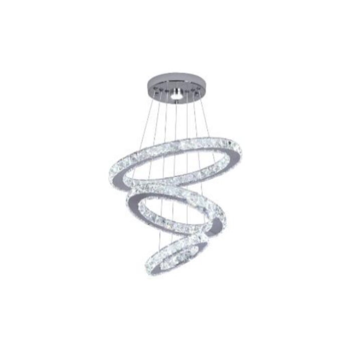 Lustre LED en cristal chromé 47W - HQ-234-WJ