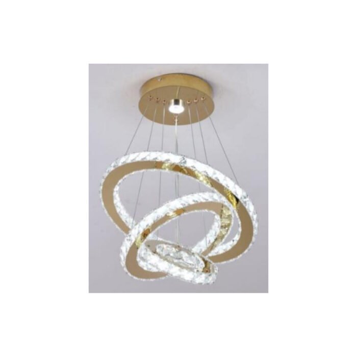 Lustre LED en cristal doré 47W - HQ-234J-WJ