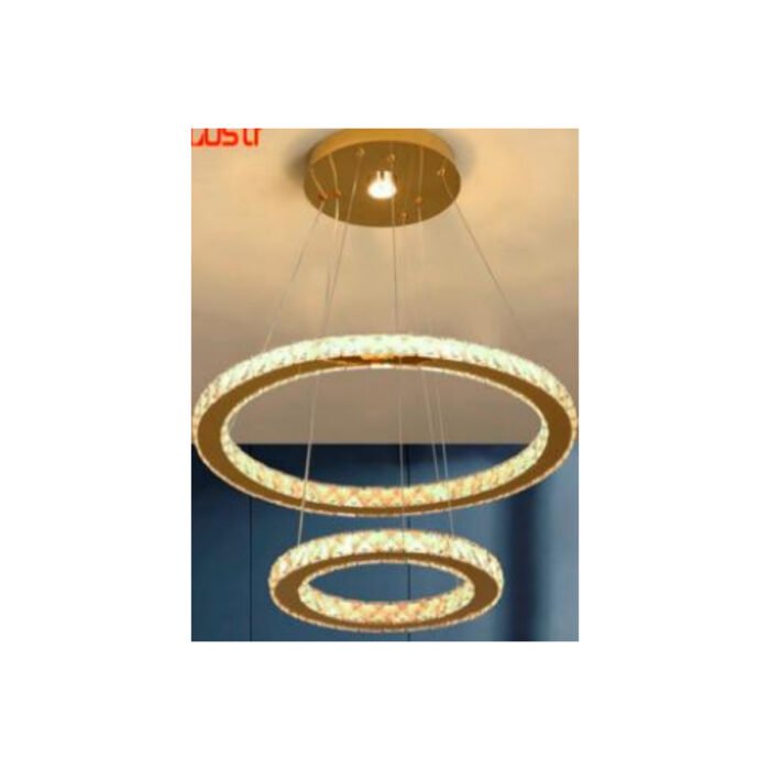 Lustre LED en cristal doré 41W - HQ-35J-WJ