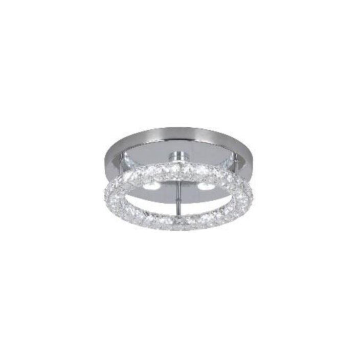 Plafonnier LED chromé 24W - HQ-3M30-SS
