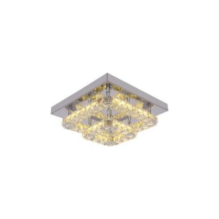Plafonnier LED chromé 24W - HQ-3MF2-SS