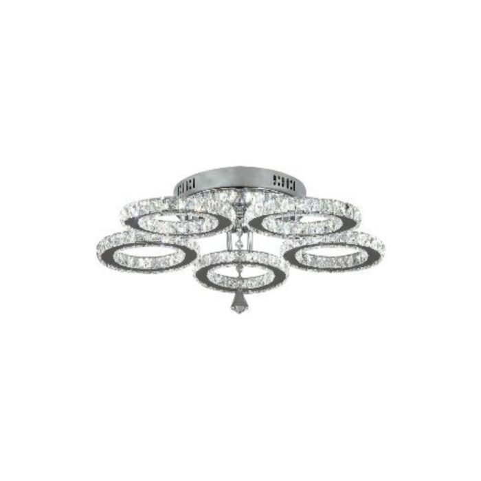 Plafonnier cristal chromé – Ligne Prestige 45 W