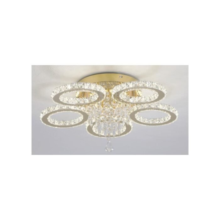 Plafonnier cristal doré – Ligne Prestige 50 W
