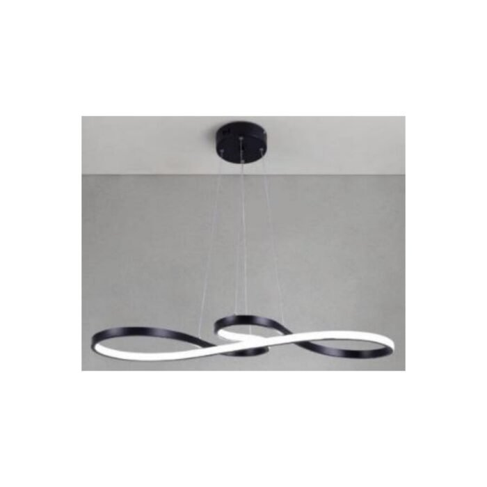 Suspension cristal noire – Ligne Majestueuse 50 W