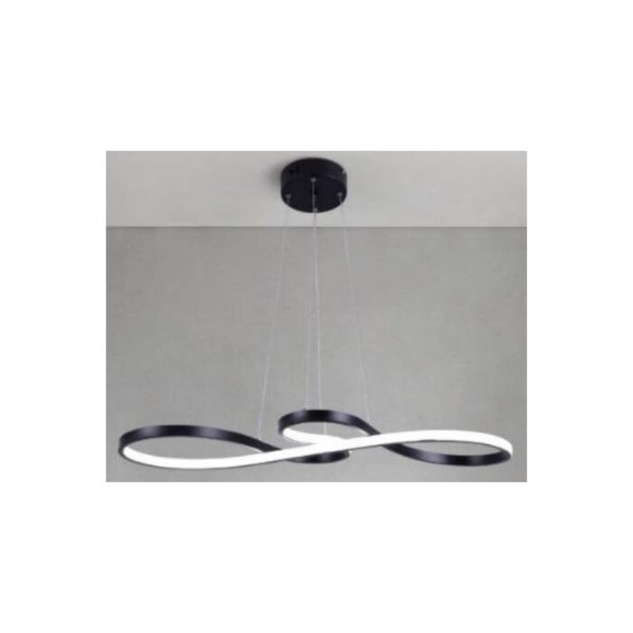 Suspension en cristal noir 50W - HQ-DYF-H-WJ