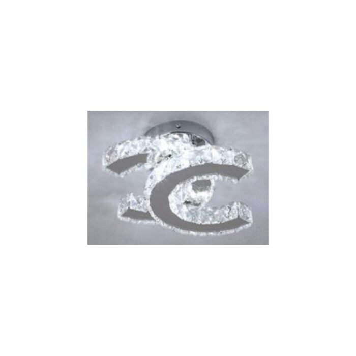 Applique murale cristal chromée – Éclat 16 W
